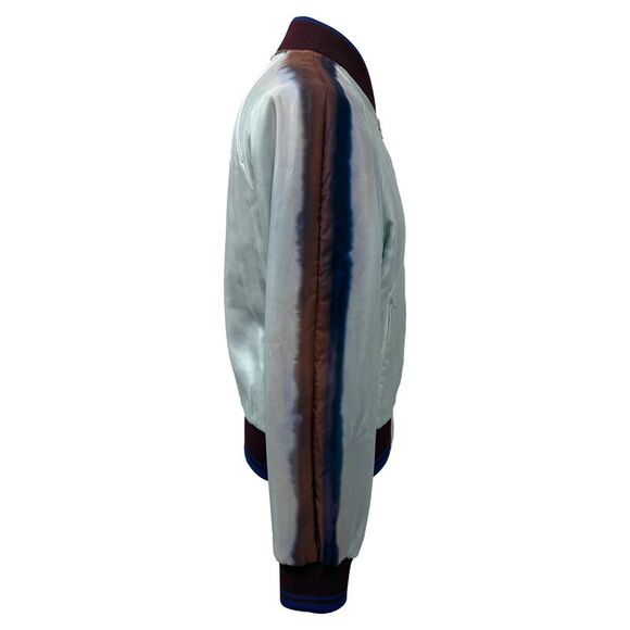 Dries Van Noten Printed Bomber Jacket in Multicolor Silk - Picture 2 of 5